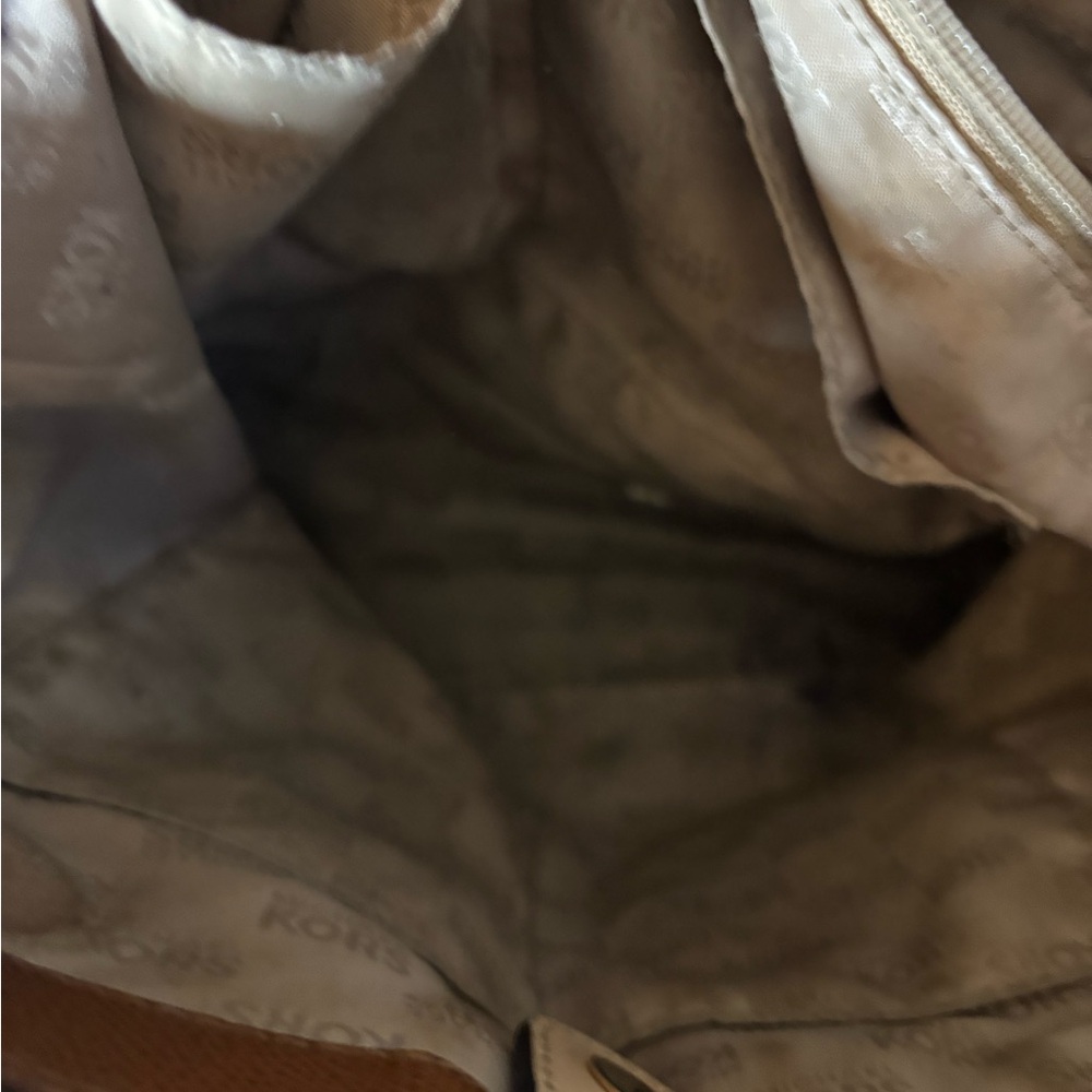 Michael Kors Brown Leather Tote Bag - Picture 4 of 5